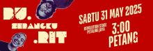 2. TEATER BU.SEBANGKU.RIT : 31 MEI 2025 (SABTU) : 3:00 PETANG