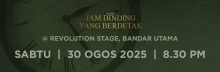 5. TEATER JAM DINDING YANG BERDETAK : 30 OGOS 2025 (SABTU) : 8:30 MALAM